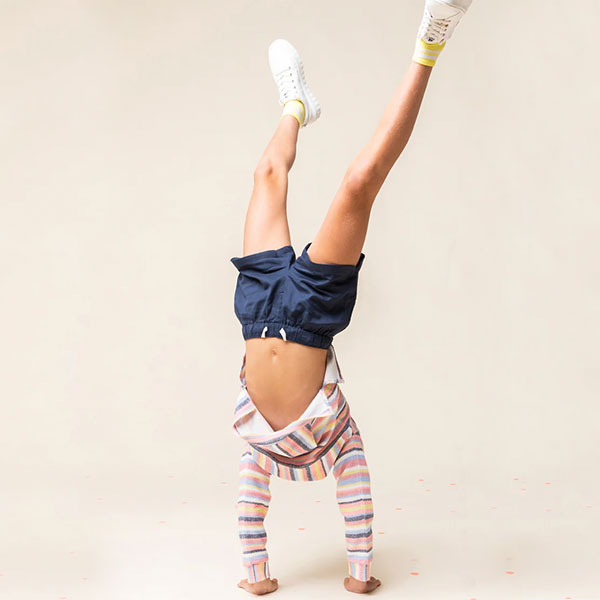 Roxy Girls Una Mattina Elastic Waist Shorts - Mood Indigo