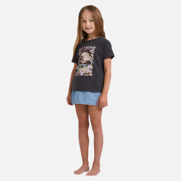 Billabong Girls Under The Sun Tee - Black