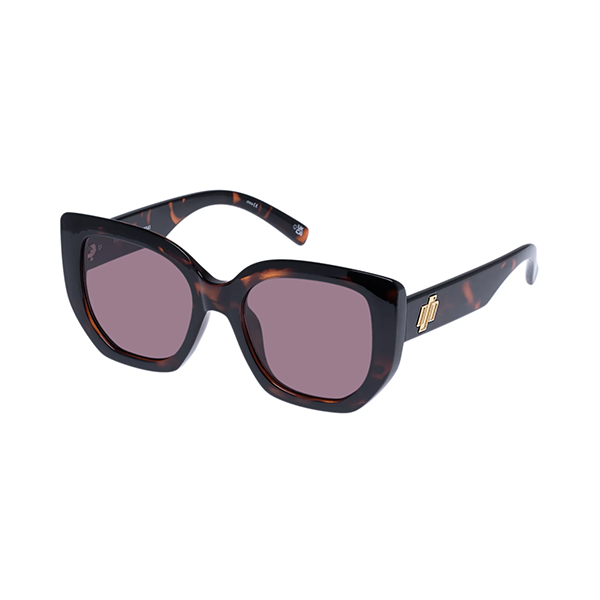 Le Specs Euphoria Sunglasses - Super Dark Tort