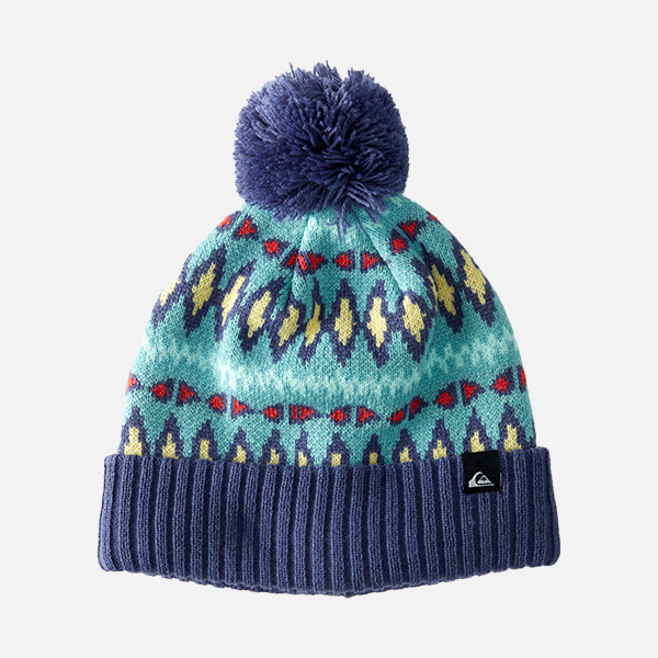 Quiksilver Bean Screamer Kids Beanie - Marine Blue