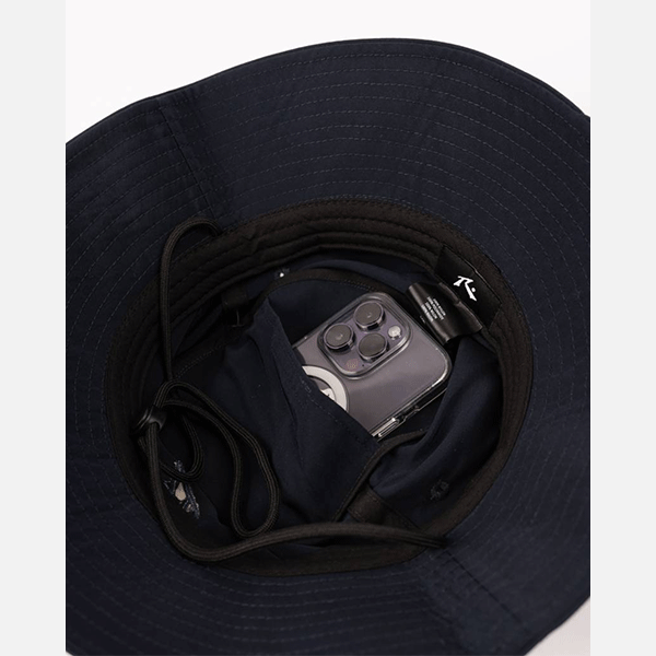 Rusty Boys Comp Wash Quick Dry Bucket Hat - Navy