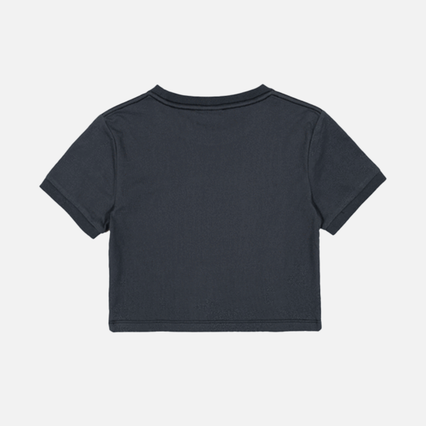 Santa Cruz Girls Solitaire Dot Front Baby Tee - Washed Black