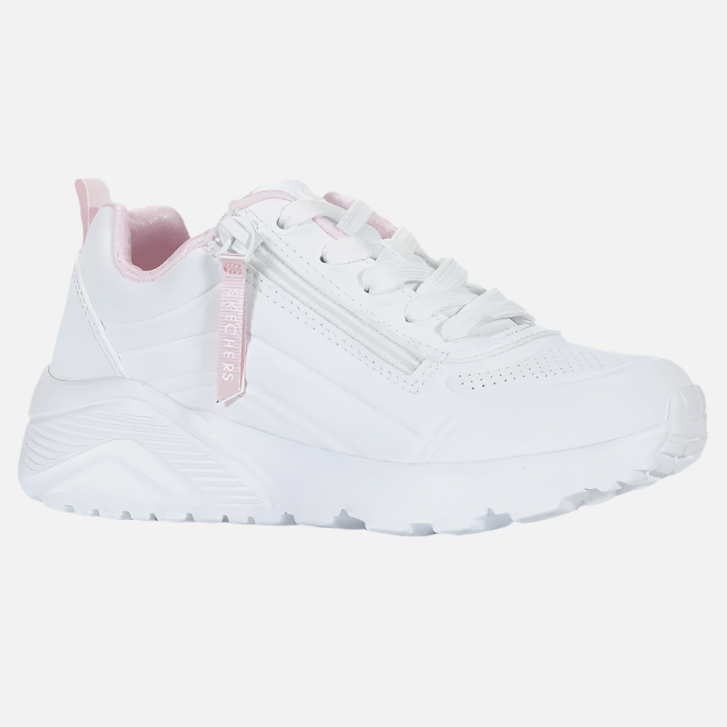 Skechers Uno Lite Easy Zip - White