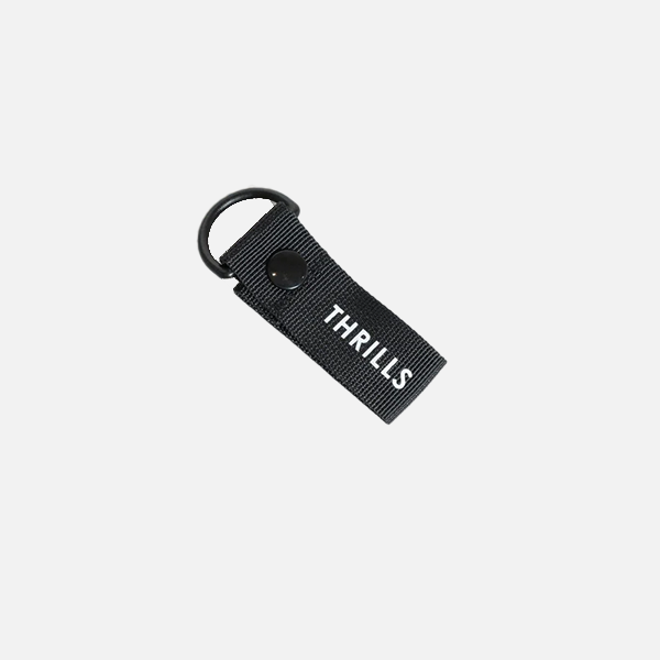 Thrills Woven Taping Keychain - Black