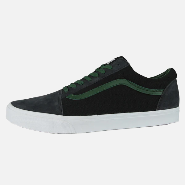 Old skool vans dark green deals