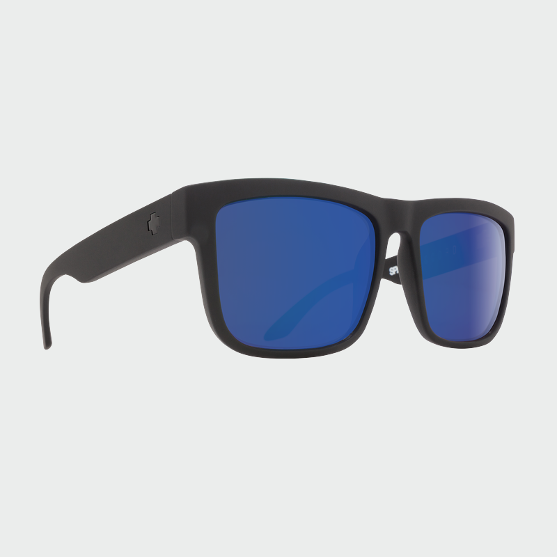Spy Sunglasses Discord - Matte Black Happy Bronze Polarized w/Blue Spectra