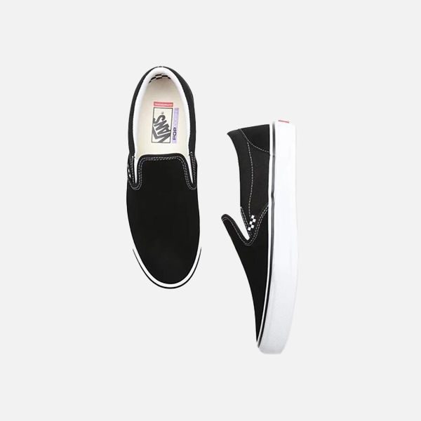 Vans Shoes SKATE Slip On Pro Black/White Propaganda Streetwear & Skate Propaganda