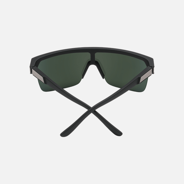 Spy Sunglasses Flynn 5050 - Soft Matte Black HD Plus Grey Green