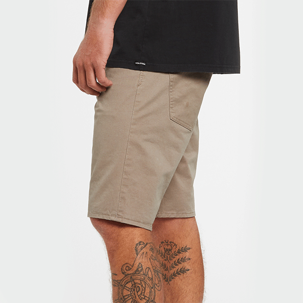Volcom Solver Lite 5 Pocket Shorts Brindle