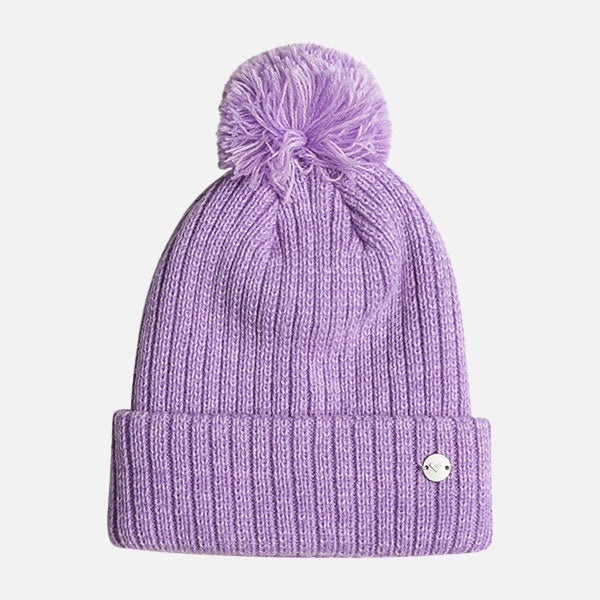 Roxy FTW Pom Youth Beanie - Crocus Petal