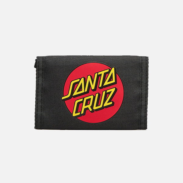 Santa Cruz Classic Dot Wallet - Black