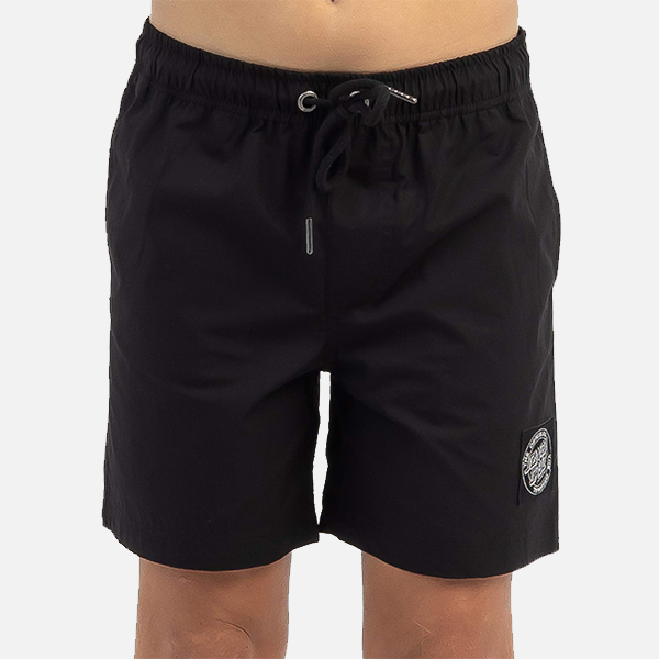 Santa Cruz Cruzier Solid Youth Beach Short - Black