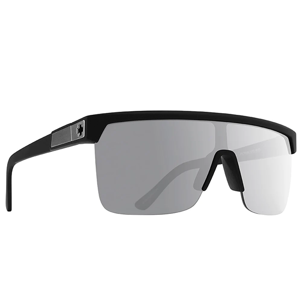 Spy Sunglasses Flynn 5050 - Soft Matte Black Polar w/ Silver Spectra Mirror