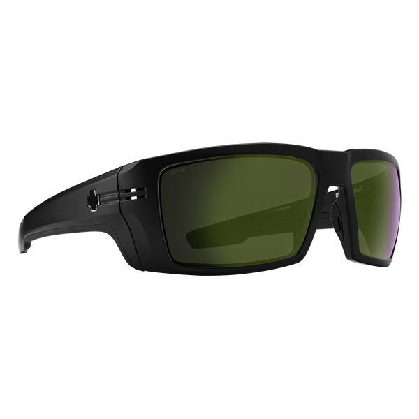 Spy Sunglasses Rebar ANSI - Matte Black Polar Olive