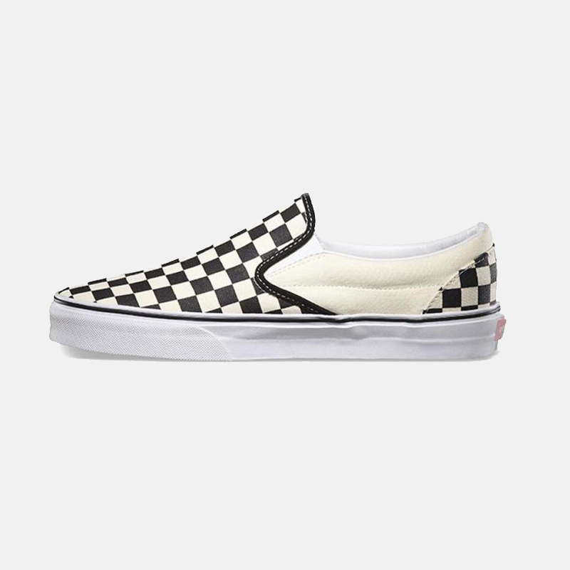 Black vans with checkers outlet