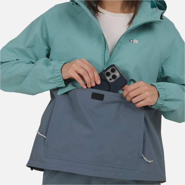 Salty Crew Mainsail Anorak - Sea Glass