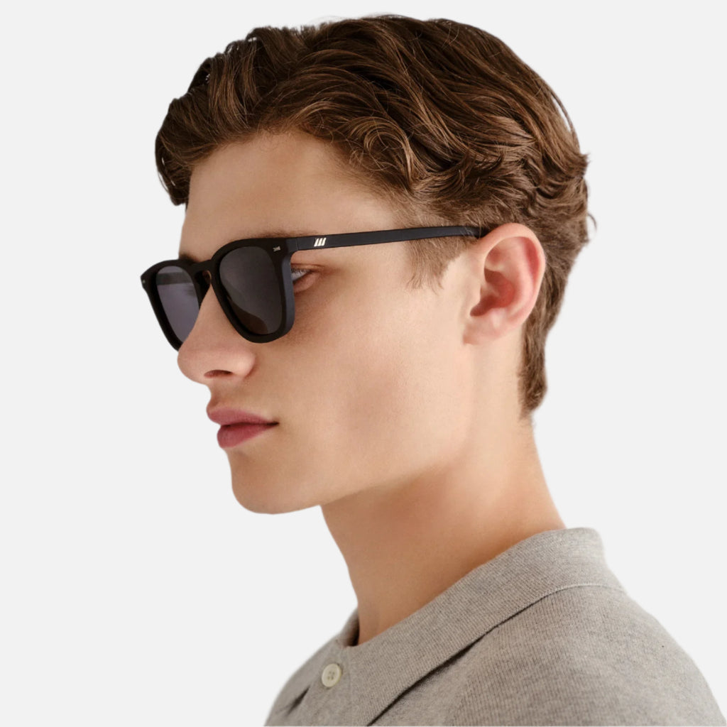 Le Specs Sunglasses No Biggie - Black Rubber