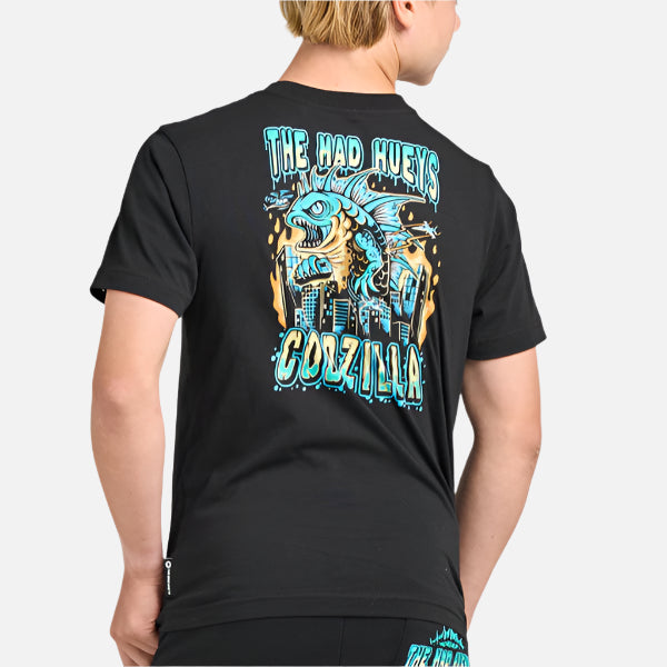 The Mad Hueys Youth Codzilla Returns Tee - Black