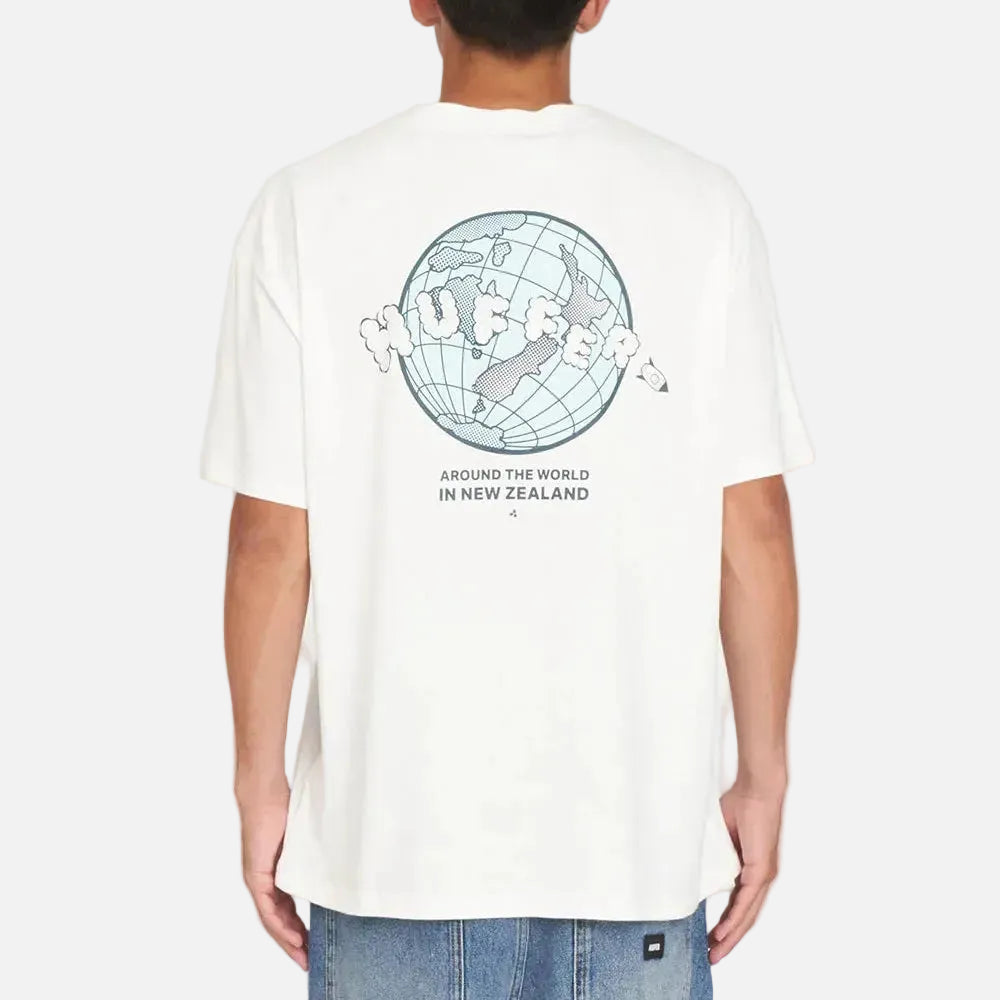 Huffer Block Tee 220/Flight Plan - Chalk