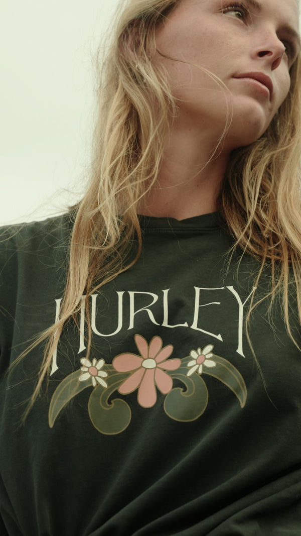 Hurley Natural High Tee - Washed Black