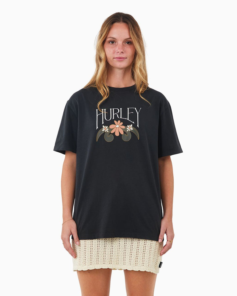 Hurley Natural High Tee - Washed Black