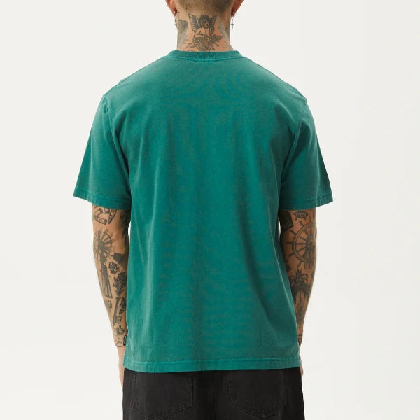 afends gello retro fit tee - washed pine