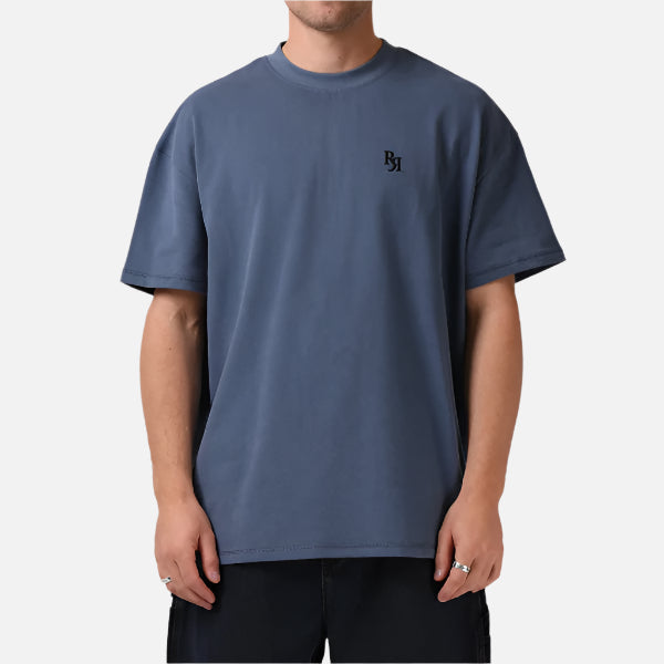 RPM V2 Sanded OS Tee - Navy Wash