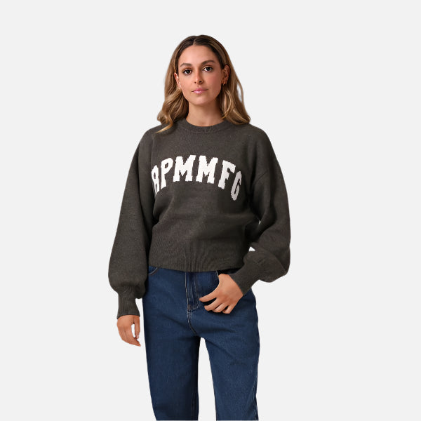 RPM Ayla Varsity Knit - Khaki
