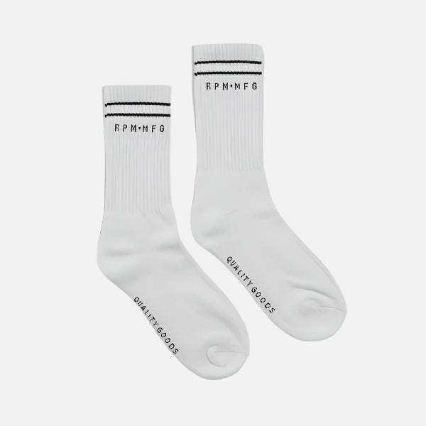 RPM Mens Sock 3pack - White