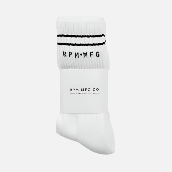 RPM Mens Sock 3pack - White