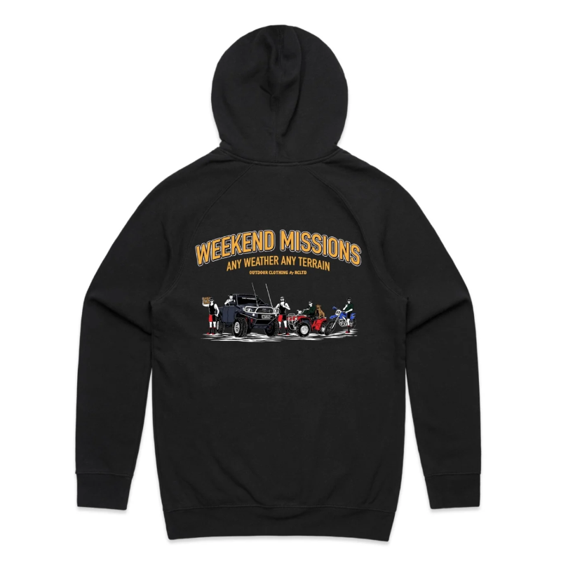RCLTD Weekend Missions Hood - Black