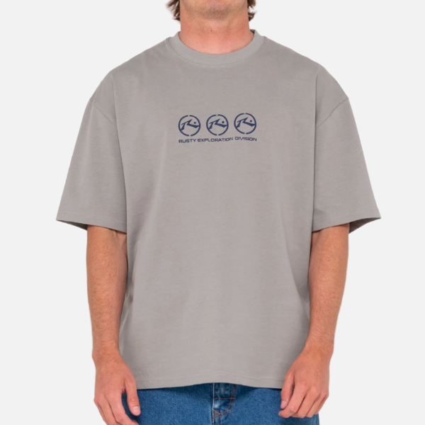 Rusty Crusoe Heavy Tee - Ultimate Grey