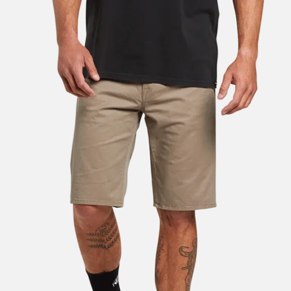 Volcom Solver Lite 5 Pocket Shorts - Brindle