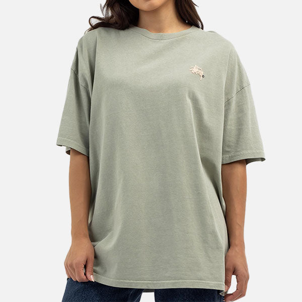 Stussy Graffiti LCB Relaxed Tee - Pigment Olive