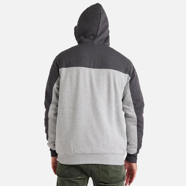 Volcom Division Lined Zip Hood - Heather Grey