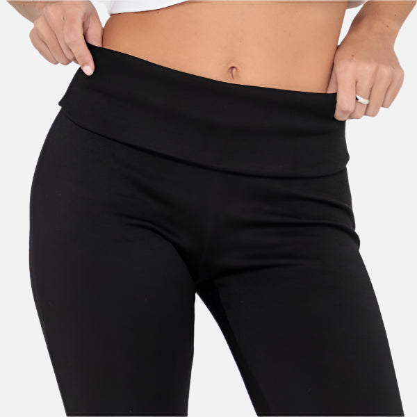 Rusty Hilton Low Rise Bootleg Track Pant - Black