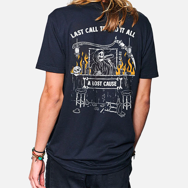 A Lost Cause The End Tee - Black