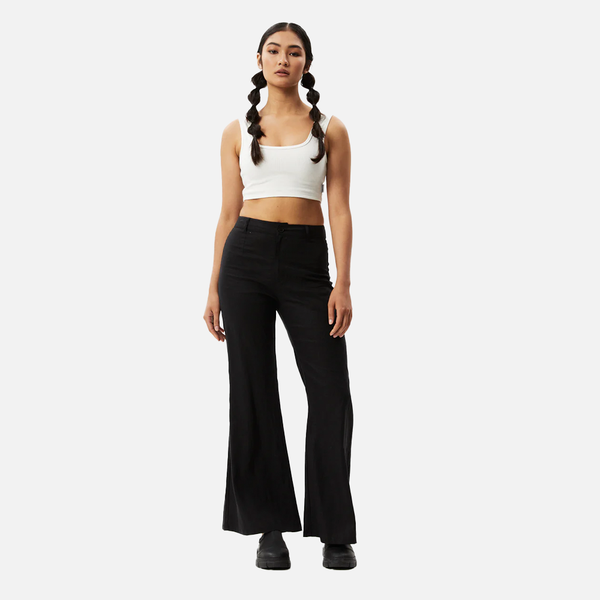 Afends Birkin Flared Pants - Black