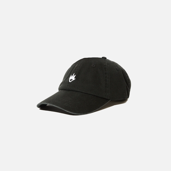 Afends Core Six Panel Cap - Stone Black