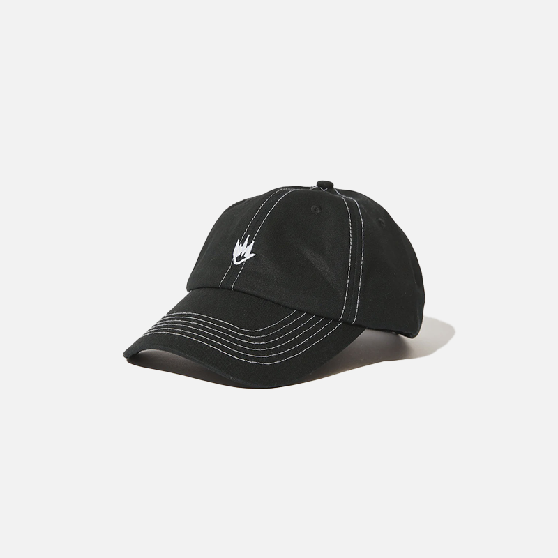 Afends Core Six Panel Cap - Black