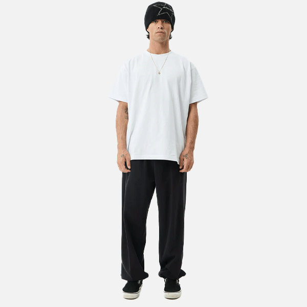 afends branded track pants
