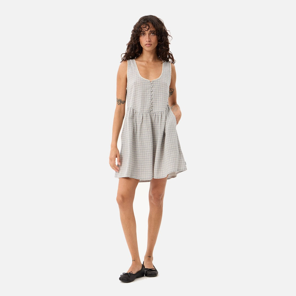 Afends Jesse Mini Dress - Silver Birch | Propaganda Streetwear & Skate