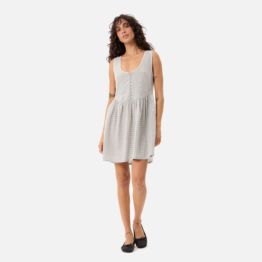 Afends Jesse Mini Dress - Silver Birch - view 2 | Propaganda Streetwear & Skate