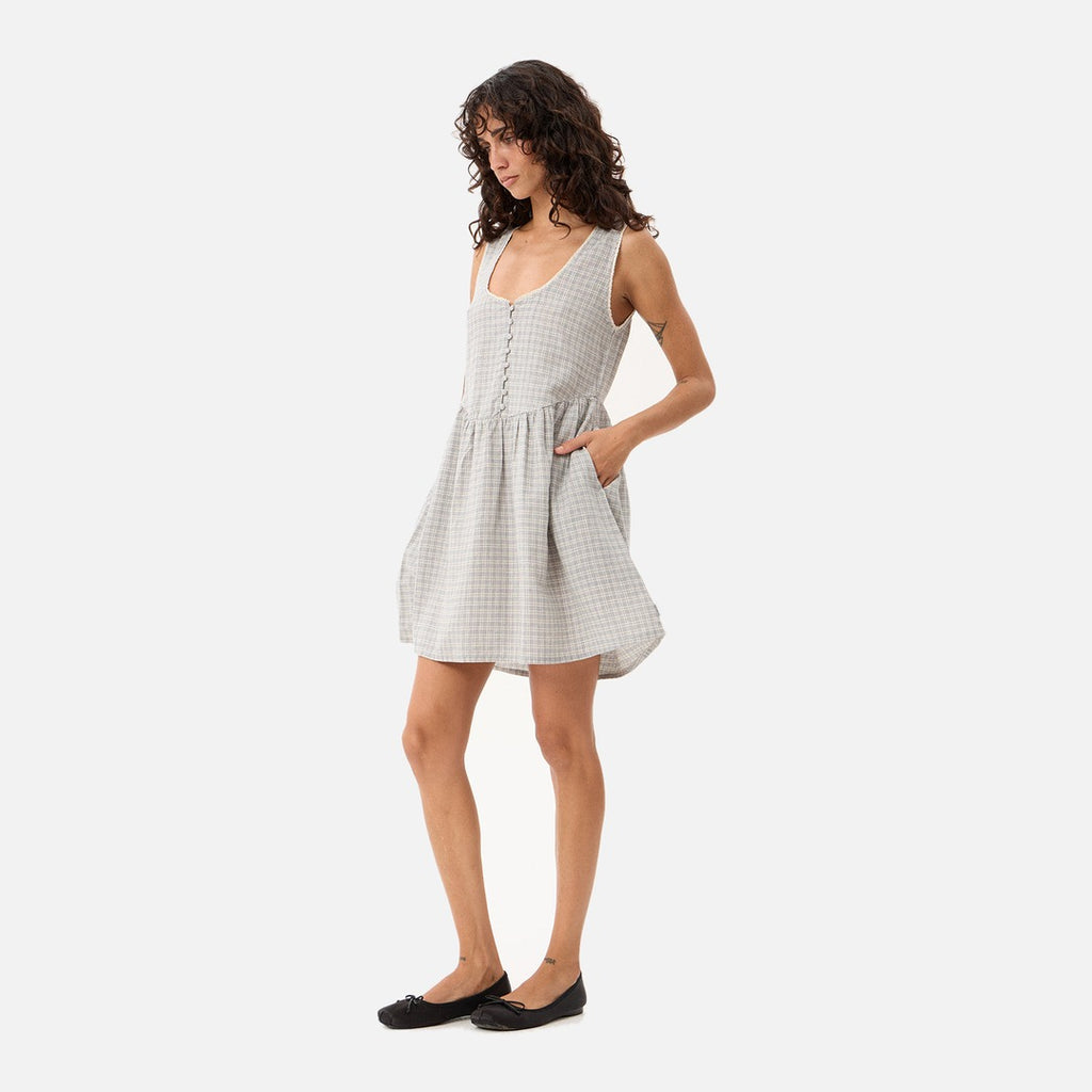 Afends Jesse Mini Dress - Silver Birch - view 3 | Propaganda Streetwear & Skate