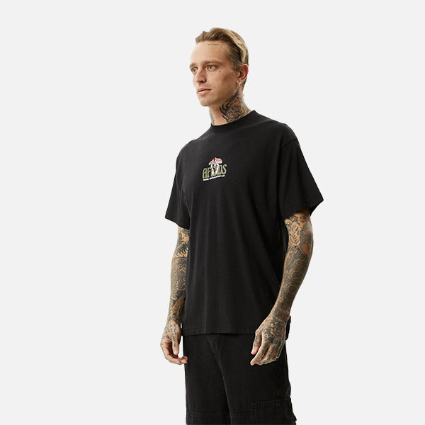 Afends Let It Grow Boxy T-Shirt - Black
