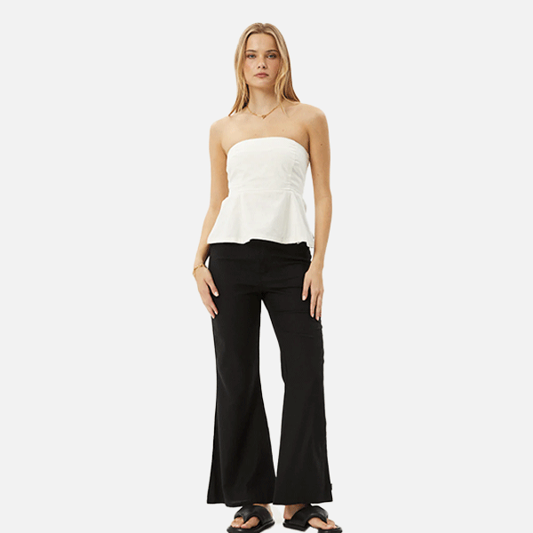 Afends Lilo Strapless Top - Off White