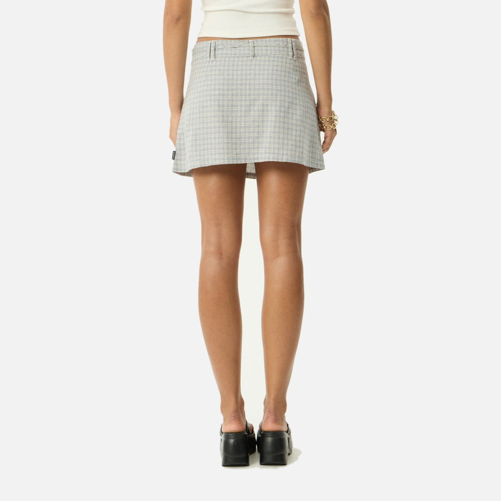 Afends Luchi Mini Skirt - Silver Birch - view 5 | Propaganda Streetwear & Skate