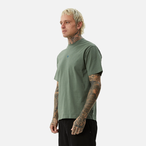 Afends Flame Retro Fit Tee - Sycamore