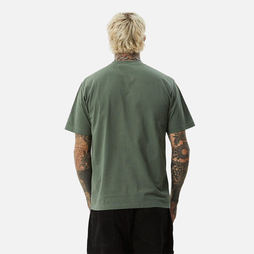 Afends Flame Retro Fit Tee - Sycamore
