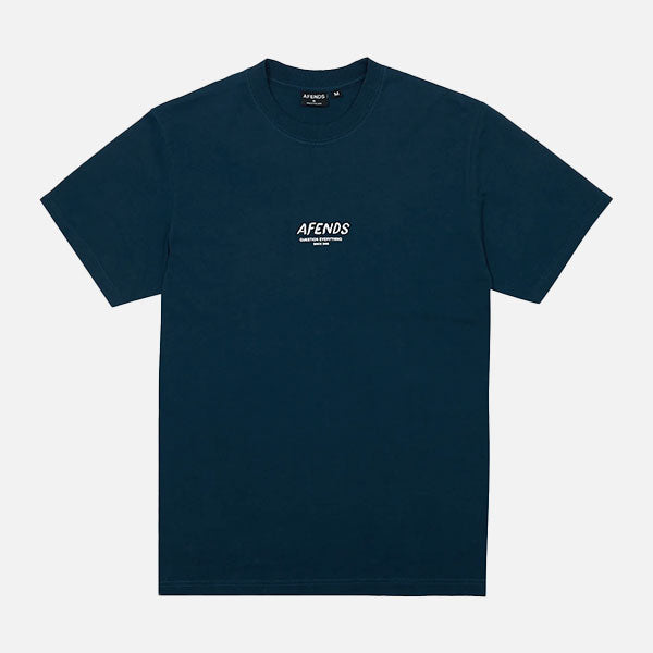Afends Message Retro Fit Tee - Navy